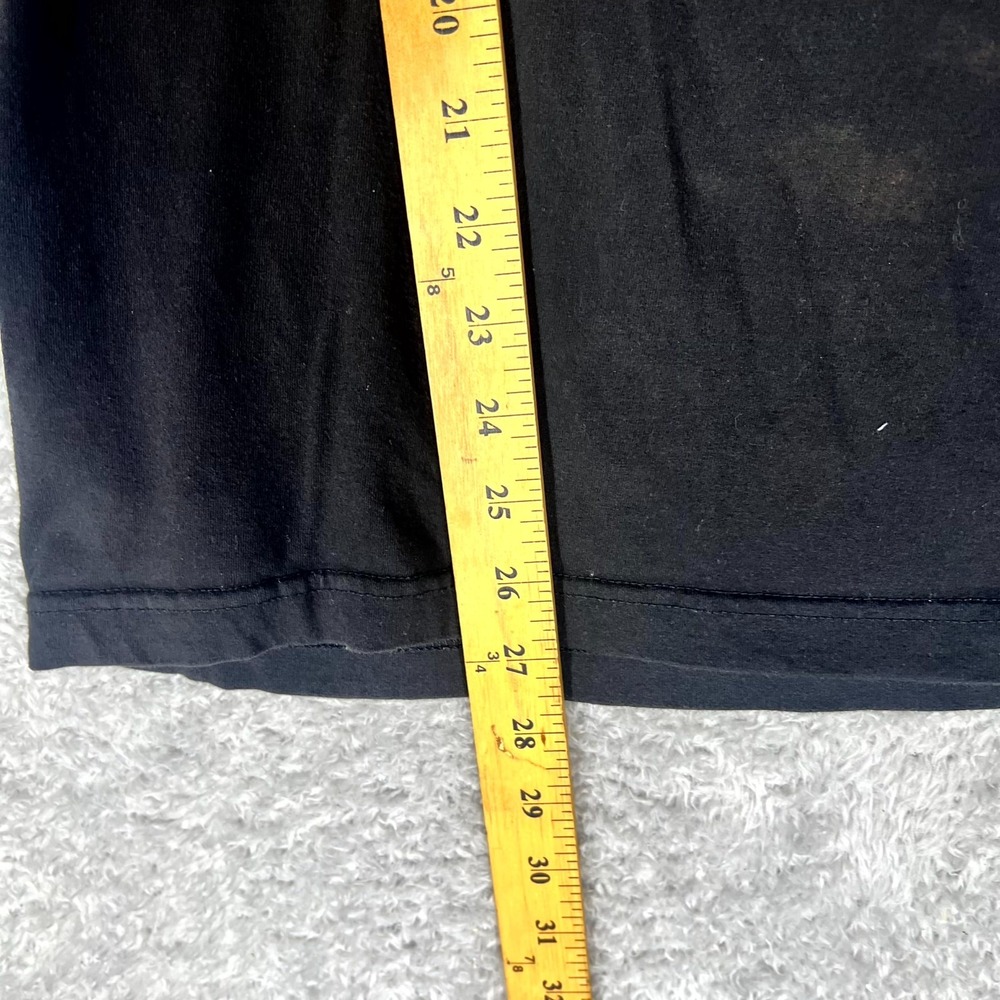 G by Guess T Shirt Mens Medium Black Gray Logo Short Sleeve Crewneck Casual - Picture 5 of 7
